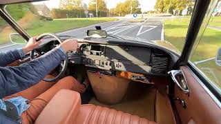 Citroen DS23 Pallas Hydraulique  Driving Video  Oldenzaal Classics [upl. by Yorgerg]