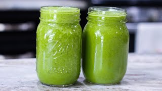 A Detox Green Smoothie That Actually Tastes Good [upl. by Chaworth591]