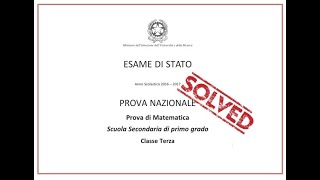 Prova Invalsi Matematica Terza Media 20162017 SPIEGATA e RISOLTA [upl. by Aronoff]