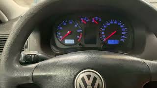 VW Golf 4 reset service jetzt indicator [upl. by Aivil]