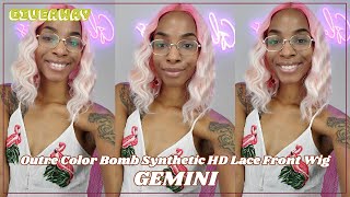 Glamourtress  Outre Color Bomb Synthetic HD Lace Front Wig  GEMINI [upl. by Sandye497]