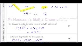 WST0101 Edexcel IAL S1 June 2023 Q4 Probability Trees Conditional [upl. by Elolcin]