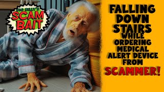 Falling Down Stairs While Ordering Medical Alert Device From Scammer [upl. by Monda966]