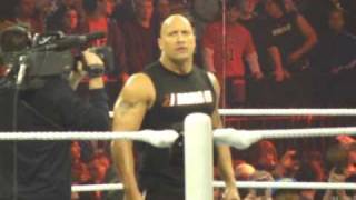 Finally The Rock Has Come Back To ChicagoLIVE Raw 32811HQ [upl. by Lockhart]