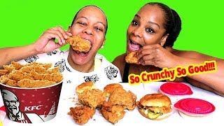 KFC Mukbang 먹방 Eating Show [upl. by Jardena551]