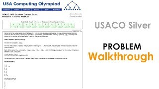 USACO Silver Walkthrough Counting Haybales [upl. by Walls]