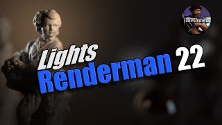 Renderman 22 Lights  Introduction to Renderman 22 series [upl. by Epoh]