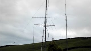 Awesome HF VHF and UHF Antenna Set Up [upl. by Sosna518]