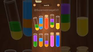 Color water sort level 22 puzzle games gameplay bestandroidgames sortpuzzlegame colorwatersort [upl. by Andriana285]