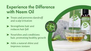 MINATURE Neem Oil  Itchy Scalp  How to Treat Dandruff and Get Rid of Lice  Healthy Scalp [upl. by Kcirddahc]