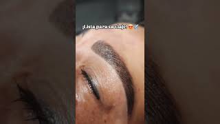 Brow Shaping amp Tint browcode SatinSmooth brows cejas [upl. by Airotcivairam716]