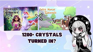 I Turned In Over 1200 Crystals For The WHI Unicorn Academy Collab [upl. by Guibert384]