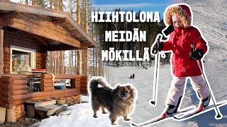 MÖKKI MY WEEK  HIIHTOLOMA ILMAN SÄHKÖÄ JA VETTÄ I Perhevlogi [upl. by Marco]