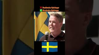 Muslimska flyktingar jämförs med ukrainska flyktingar [upl. by Sunny]