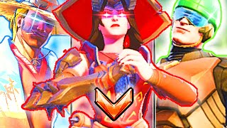 using BRONZE HEROES to RANK UP on OVERWATCH 2 [upl. by Lilac]