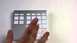 ReviewBelkin YourType Wireless Keypad Mac  appgefahrende [upl. by Einahpats684]