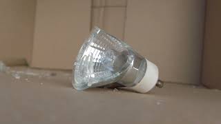 GU10 halogen lamp smashing [upl. by Halima]