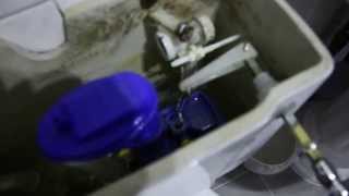 Fixing Toilet Not Flushing  How to Repair amp Replace Plastic Siphon ValveWasher on Cistern for Free [upl. by Inat411]