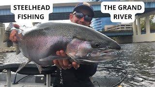 Fishing The Grand River  Grand Rapids  Michigan [upl. by Ritchie426]