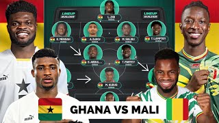 GHANA🇬🇭 VS MALI🇲🇱  GHANAIANS EXPECTATIONS amp OTTO ADDO TACTICS  FORMATION [upl. by Surad]