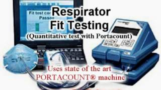 Respirator Fit Testing Quantitative test with Portacount [upl. by Glendon]