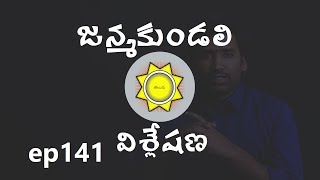 Janam Kundali Analysis  Learn Astrology in Telugu  ep141 [upl. by Dewees]