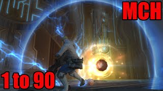 FFXIV Endwalker Machinist 1 to 90 Leveling Skills Guide [upl. by Ontine]