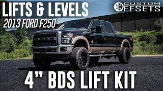 Lifts amp Levels 4” BDS 2013 Ford F250 [upl. by Ijic]