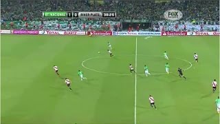 Atlético Nacional 1  1 River Plate Copa Sudamericana 2014 [upl. by Kcirtemed]