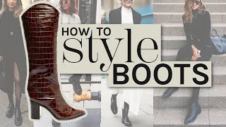 How to Wear Every Style of Boots [upl. by Adamik631]