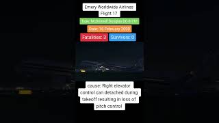 Emery Worldwide Airlines flight 17 crash on 16th February 2000 emery planecrash aeroplanecrash [upl. by Noisla]