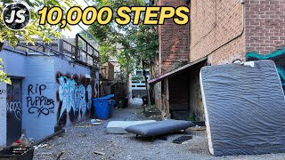 10000 Steps Toronto Walk  Parts Less Explored Downtown Sept 2024 [upl. by Haimarej]