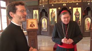 La visite du cardinal Kurt Koch au Séminaire orthodoxe en France [upl. by Sunshine]