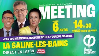 Meeting LSF de la SalineLesBains  Européennes 2024 [upl. by Deegan907]