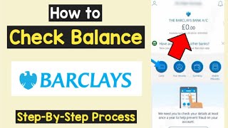 Check Barclays Balance amp Transaction Online  Check Barclays Incoming Payments  Barclays Statement [upl. by Guenzi]