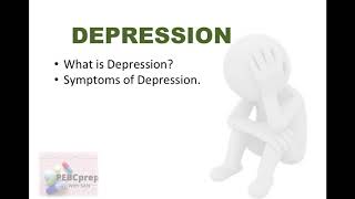 Topic Depression Part 1 [upl. by Ailis]