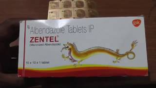 ZENTEL Tablet REVIEW  USES and BENEFITS of d worming tablet english [upl. by Bergeron135]