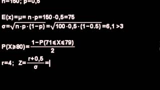 Video 3 ZTabelle Annäherung der Binomialverteilung durch Normalverteilung [upl. by Norit]