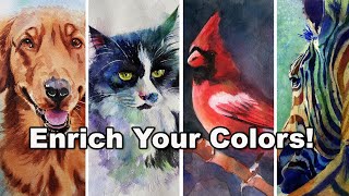 Advanced watercolor Technique  Underpainting Tips [upl. by Campagna]