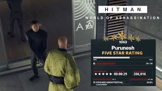 I got a 5 star rating score despite getting shot by guards in HITMAN 😂 [upl. by Devon]