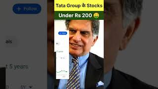 Tata Group Stocks Under Rs 200  Tata Multibagger Stocks  Tata Group Penny Stocks [upl. by Riccio256]