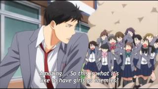 Gekkan Shoujo Nozakikun Funny Scene from EP 5  Having Girl Rivals [upl. by Araminta757]