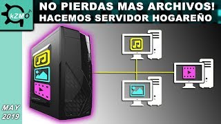 COMO HACER UN SERVIDOR DE ARCHIVOS  FACIL Y ECONOMICO [upl. by Yuhas]