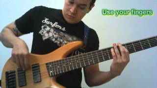 Cant Hide Love  VICTOR WOOTEN  Tutorial Part 1 [upl. by Follansbee]