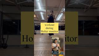 Workout during Holter monitor test  Day 7  weightloss challenge  PCODyoutubeshorts [upl. by Asiuqram]