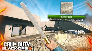 I unlocked the DIAMOND BASEBALL BAT but its a 2 HIT KILL Black Ops 6 [upl. by Modern]