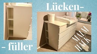 Lückenfüller  IKEA MALM HACK Wickelkommode [upl. by Nereus51]