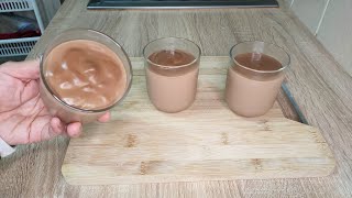 recette Danette au chocolat fait maison [upl. by Darya]