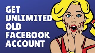 How To GET Unlimited Old Facebook Account For Free New Tips 2023 [upl. by Atsejam384]