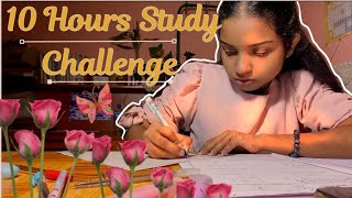 10 Hours productive study challenge 📚🏆 [upl. by Etteluap]